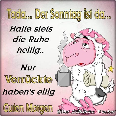 sonntag guten morgen lustig